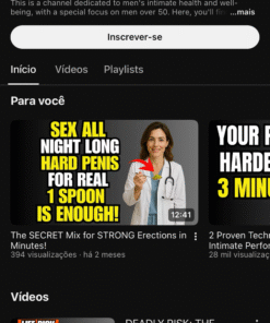 Canal inglês 37,7 mil inscritos