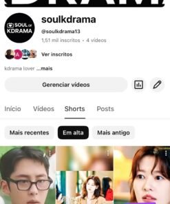 Canal de kdrama monetizado