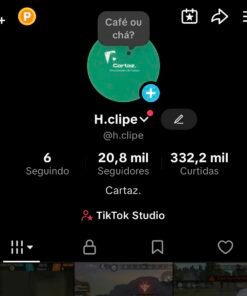 Conta Tik tok Shop 20.8K Seguidores 332.3K Curtidas