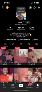 Vendo conta TIKTOK dark monetizado com 28.2K Seguidores, bastante engajada.