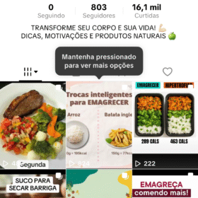Tik tok com engajamento bom 803 Seguidores