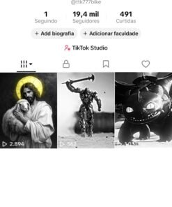 Conta TiKTok 19,4k monetizada