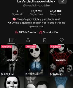 TIKTOK MONETIZADO NA GRINGA +13 MIL SEGUDORES / + CANAL NO YOUTUBE CRESCENTE