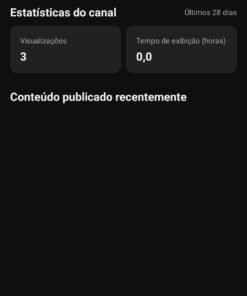 Dois canais do YouTube com a preço de um- canais com 1,84k 1,72k inscritos