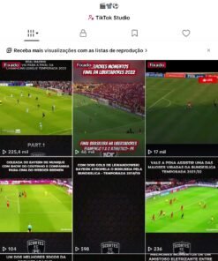 Conta tik Tok futebol. 18.9K Seguidores
