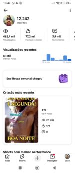 Canal Claudio 12,2 mil inscritos - Imagem 2