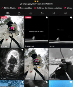 Vendo essa conta de tiktok com 5k de seguidores 533k de visualizações feito nos últimos 365 dias