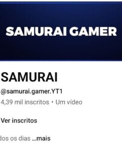 CANAL DO YOUTUBE 4.300 INSCRITOS