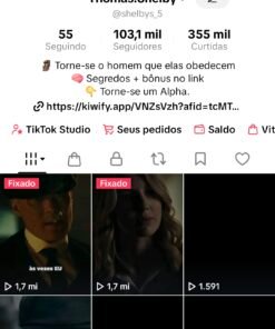 Perfil TikTok Thomas.Shelby Com mais de 103.1 Mil Seguidores
