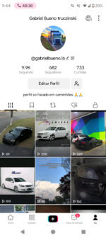 Venda de conta tiktok com 682 Seguidores