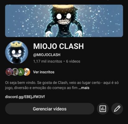 CONTA VIRAL YOUTUBE 1,18 mil inscritos