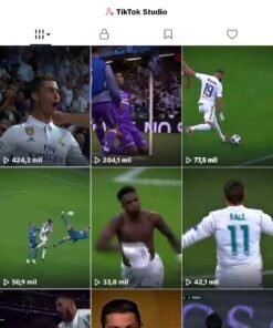 Conta Tiktok Do Real Madrid – Mais de 953 mil Visualizaçoēs – Mais de 104 Mil curtidas – Mais de 12K de seguidores