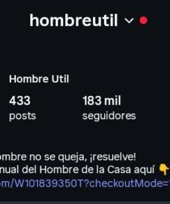 Perfil do Instagram (183k de seguidores) - conconsertos, dicas de manutenção e truques úteis para casa.