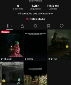 Conta de tikTok 6k de seguidores engajada e com TikTok shop