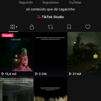 Conta de tikTok 6k de seguidores engajada e com TikTok shop