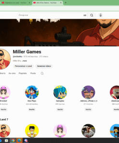 Canal Youtube 87k de seguidores