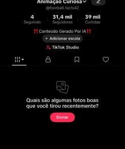 Conta TikTok MONETIZADA (EUA e BR) 31.3K Seguidores
