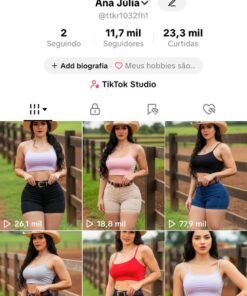 CONTA DO TIKTOK MONETIZADA 12K SEGUIDORES (BEM ENGAJADA)