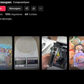 Vendo perfil do tik tok com o shops ativo
