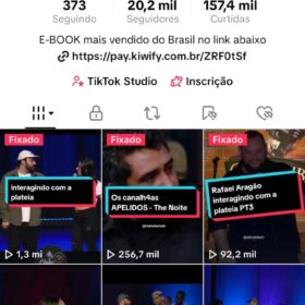 CONTA TIKTOK 20k seguidores e 157k curtidas (PRONTA PARA MONETIZAR)