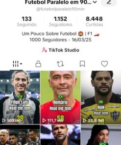 vendo conta do tiktok com 1152 Seguidores