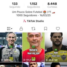 vendo conta do tiktok com 1152 Seguidores