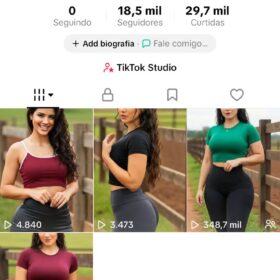 CONTA DO TIKTOK MONETIZADA 18,5K SEGUIDORES (ÓTIMO ENGAJAMENTO)