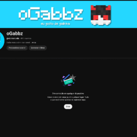 Canal do Youtube com 491 inscritos