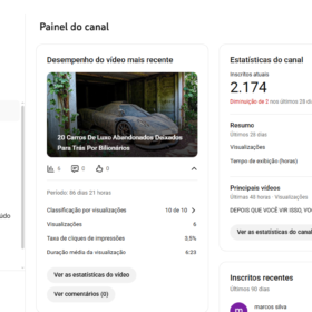 Canal YouTube em Português (Brasil) | NEOTV | Não Monetizado | Sem Penalizações 2,17 mil inscritos