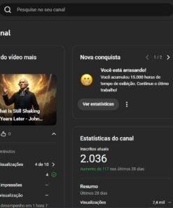CANAL MONETIZADO INGLES RELIGIÃO 2,03 mil inscritos
