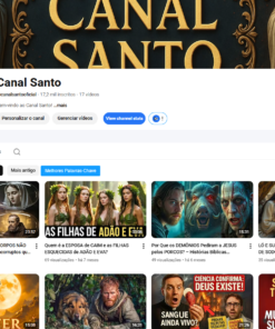 Canal CRISTÃO com mais de 17.000 inscritos, 1.3 milhões de views, e já foi Monetizado!