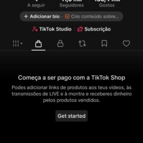 conta tiktok 11mil seguidores, shop ativo sem documento e monetizada