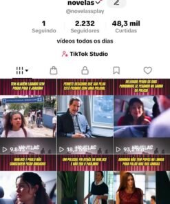 conta tiktok +2 mil seguidores, shop ativo sem documento
