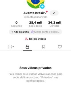 Conta tiktok(Alemanha) monetizada 25.5K Seguidores