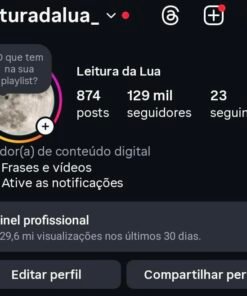 Instagram de 129K altamente engajado, rendendo muito nos storys e feed 🔥🔥🚀