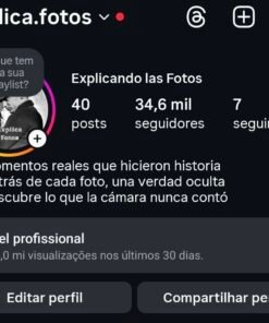 Instagram de 34K altamente engajado 🔥🚀