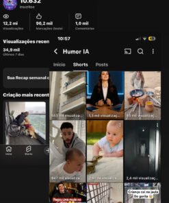Canal YouTube 10,6 mil inscritos