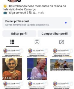Insta 1 milhão alcance e 5.4k seguidores