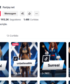 CONTA TIK TOK 197k VÍDEOS INTELIGÊNCIA ARTIFICIAL