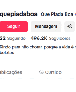 CONTA TIK TOK 497K MONETIZADA