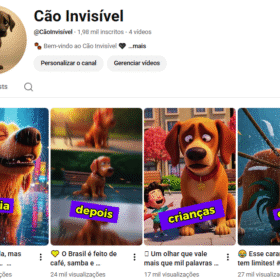 ???? CANAL “CÃO INVISÍVEL” com quase 2K INSCRITOS | SHORTS VIRAIS