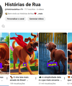 🖤 CANAL “HISTORIAS DE RUA” com 717 INSCRITOS | SHORTS VIRAIS