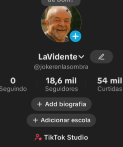 CONTA TIKTOK EUA 18,6K SEGUIDORES