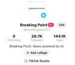 CONTA TIKTOK EUA 28,7K SEGUIDORES MONETIZADO