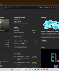 VENDO CANAL DO YOUTUBE – 39.300 INSCRITOS