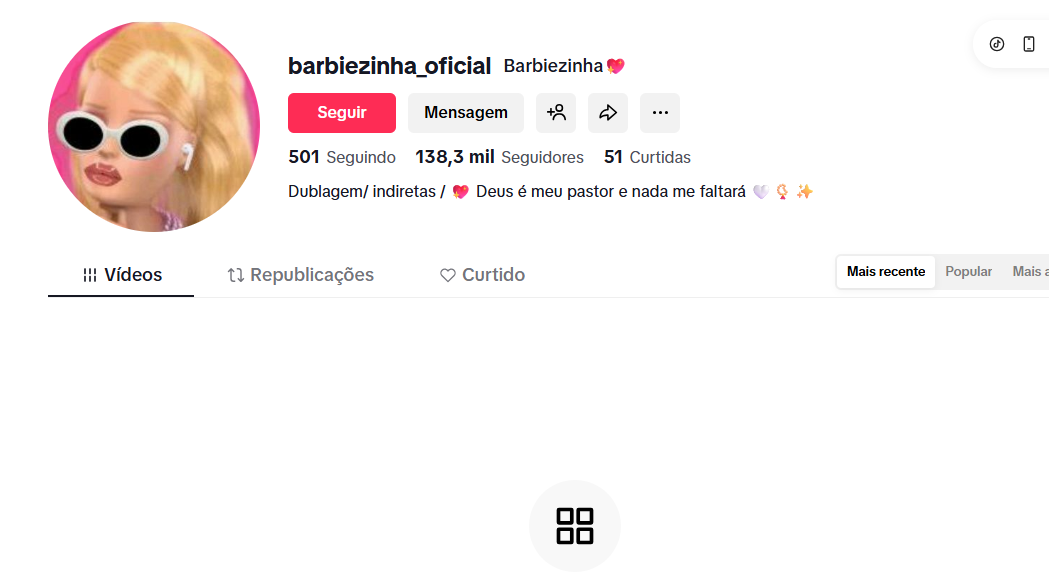 Captura de tela 2026-03-04 171836 Conta do tik Tok 139.4K Seguidores - Imagem 1