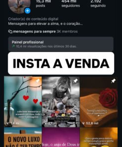INSTA A VENDA COM 455K DE SEGUIDORES