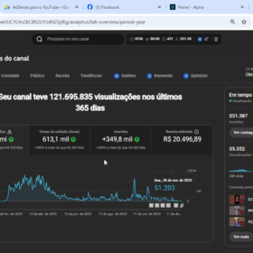 canal com 351 mil inscritos MONETIZADO