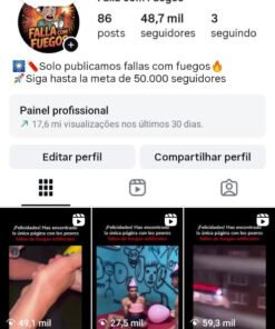 Insta Espanhol 50k seguidores 17milhoes de alcance
