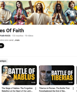 Canal Dark no nicho de Religião e História em inglês 153 inscritos